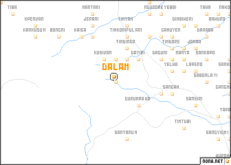 map of Dalam