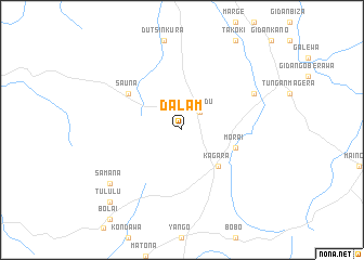 map of Dalam