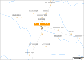 map of Dalangda