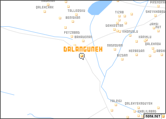 map of Dalangūneh