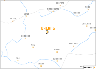 map of Dalang