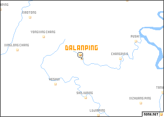 map of Dalanping