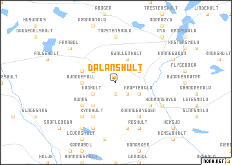 map of Dalanshult