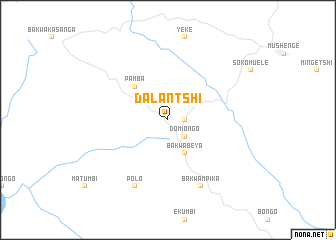 map of Dalantshi