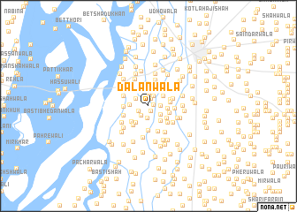 map of Dalanwāla