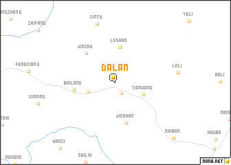 map of Dalan
