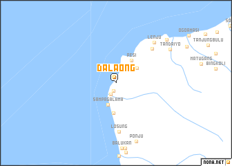 map of Dalaong