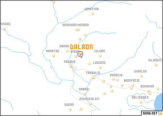 map of Dalaon