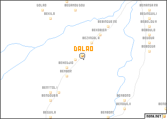 map of Dalao