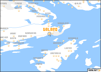 map of Dalarö