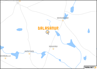 map of Dalasanūr