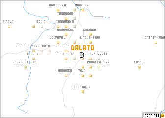 map of Dalato