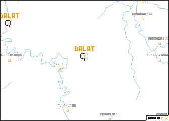 map of Dalat