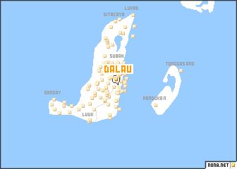 map of Dalau