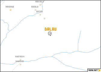 map of Dalau