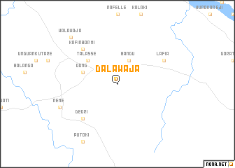 map of Dala Waja