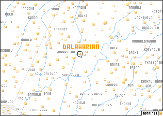 map of Dalāwariān