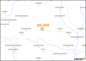 map of Dalawa