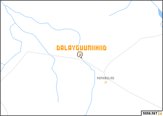 map of Dalay Guunii Hiid