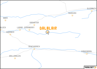 map of Dalblair