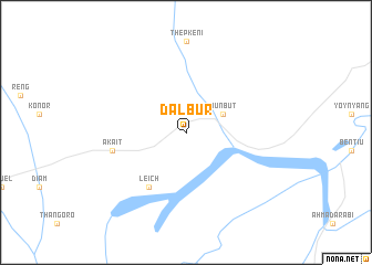 map of Dalbur