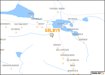 map of Dalbyn