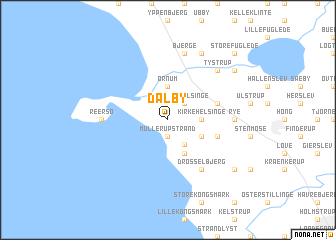 map of Dalby