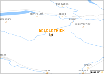 map of Dalclathick