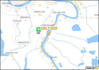 map of Dalcour