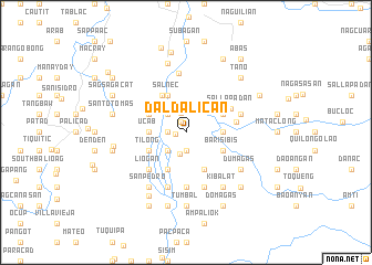 map of Daldalican