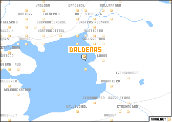 map of Däldenäs