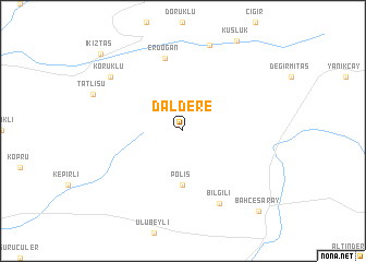 map of Daldere