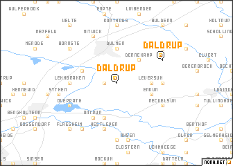 map of Daldrup