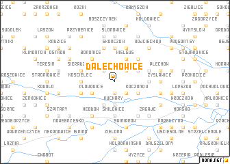 map of Dalechowice