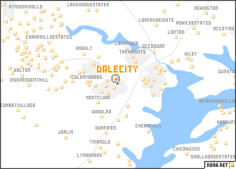 map of Dale City