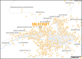 map of Dale Court