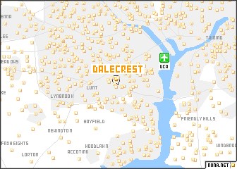 map of Dalecrest