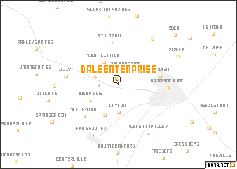 map of Dale Enterprise