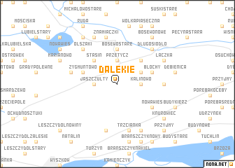 map of Dalekie