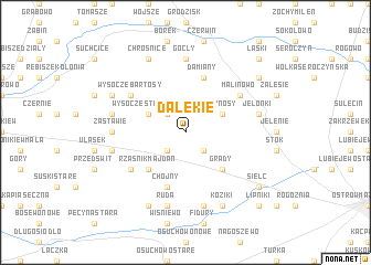 map of Dalekie