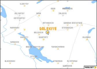 map of Dalëkiye