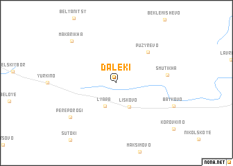 map of Daleki