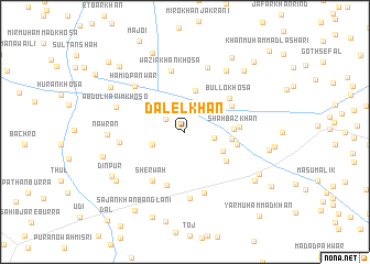 map of Dalel Khān