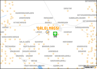 map of Dalel Magsi