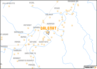 map of Dalenat