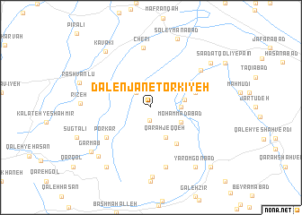 map of Dālenjān-e Torkīyeh