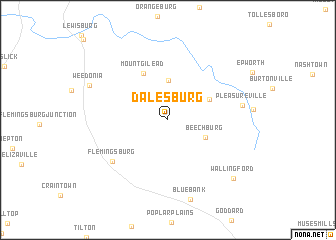 map of Dalesburg