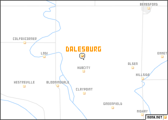 map of Dalesburg