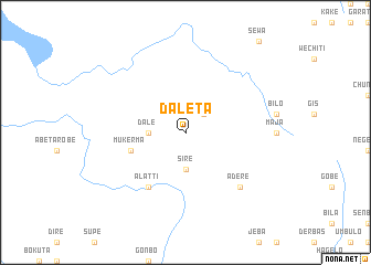 map of Daleta