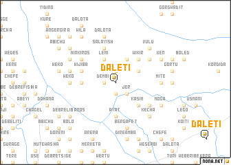 map of Daletī